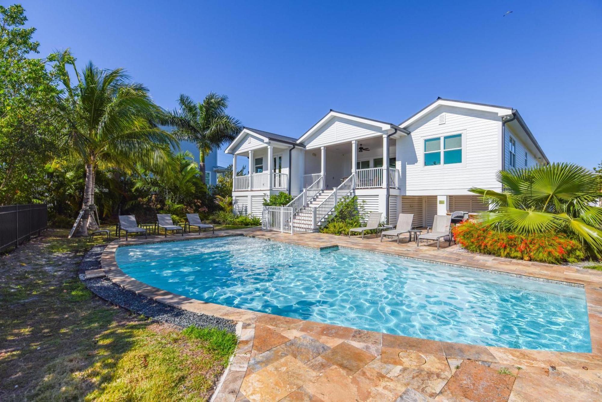 Capmar House -Huge Home & Pool Stock Island Bagian luar foto